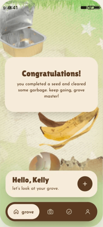 Congratulations: a seed completed and some garbage cleared